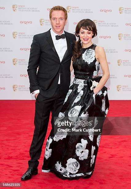 Helen McCrory and Damian Lewis attend the Arqiva British Academy Television Awards 2013 at the Royal Festival Hall on May 12, 2013 in London, England.