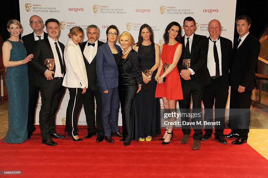 Arqiva British Academy Television Awards 2013 - Press Room