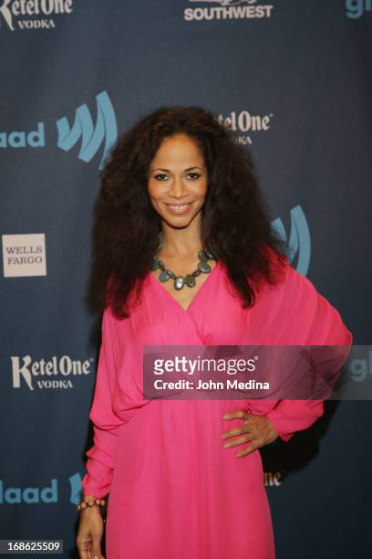 Actress Sherri Saum attends the 24th Annual GLAAD Media Awards at the Hilton San Francisco - Union Square on May 11, 2013 in San Francisco,...