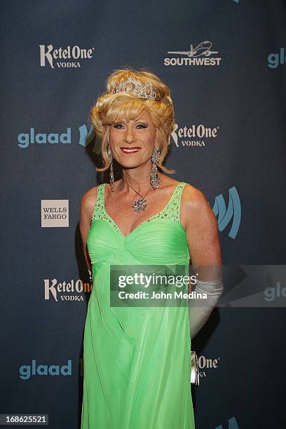 Donna Sachet attends the 24th Annual GLAAD Media Awards at the Hilton San Francisco - Union Squareon May 11, 2013 in San Francisco, California.