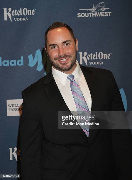 Greg Bennett attends the 24th Annual GLAAD Media Awards at the Hilton San Francisco - Union Square on May 11, 2013 in San Francisco, California.