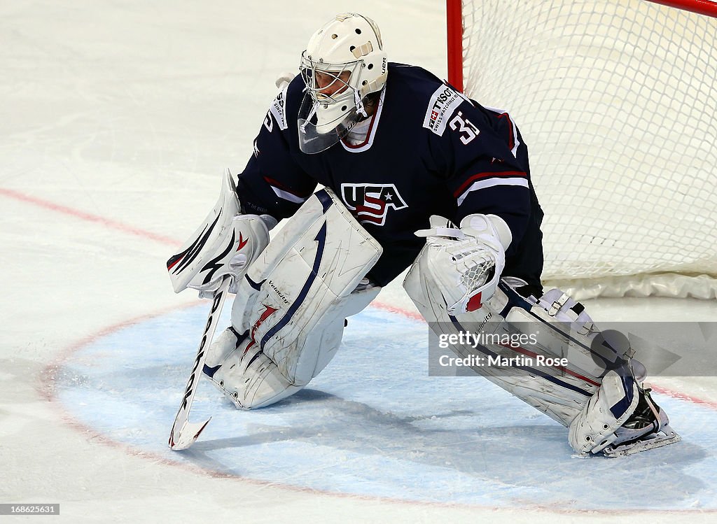 USA v Germany - 2013 IIHF Ice Hockey World Championship