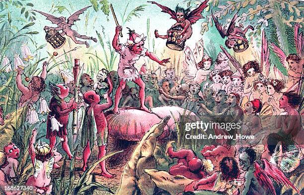 shakespeare-ein sommernachtstraum - william shakespeare stock-grafiken, -clipart, -cartoons und -symbole