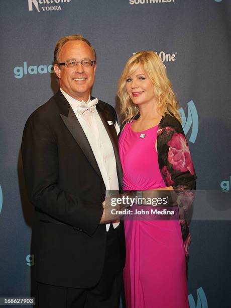 Eric Andresen and Karen Andresen attend the 24th Annual GLAAD Media Awards at the Hilton San Francisco - Union Square on May 11, 2013 in San...