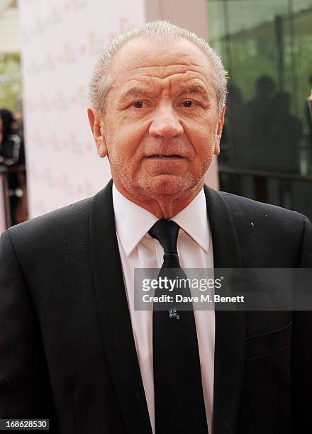 Lord Alan Sugar attends the Arqiva British Academy Television Awards 2013 at the Royal Festival Hall on May 12, 2013 in London, England.