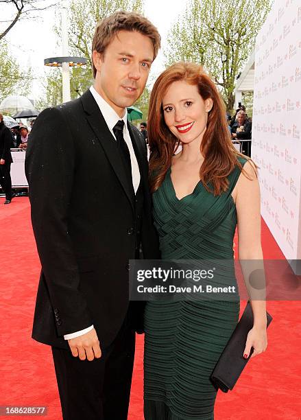 Andrew Buchan and Amy Nuttall attend the Arqiva British Academy Television Awards 2013 at the Royal Festival Hall on May 12, 2013 in London, England.