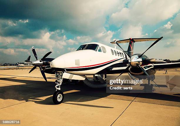 business plane - propeller 個照片及圖片檔