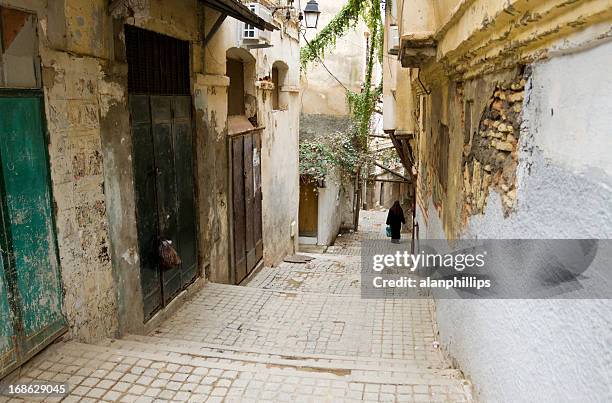 casbah in algiers - casbah algiers stockfoto's en -beelden
