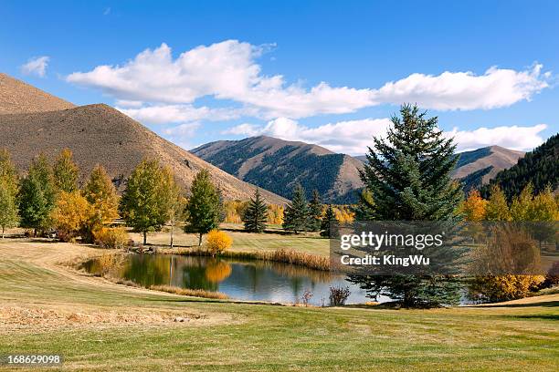 sun valley resort, idaho - sun valley stockfoto's en -beelden