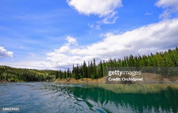 yukon river - yukon stock pictures, royalty-free photos & images