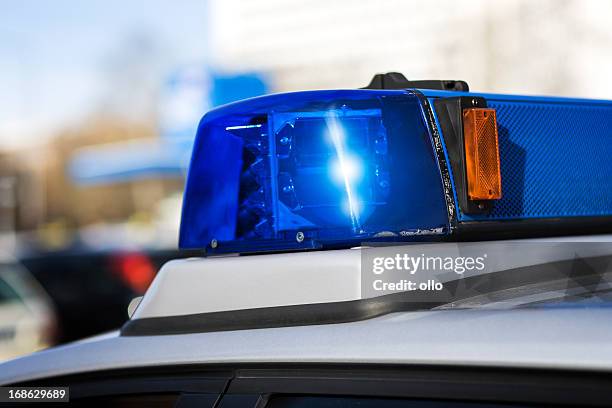 siren, police car - selective focus - emergency siren stock pictures, royalty-free photos & images