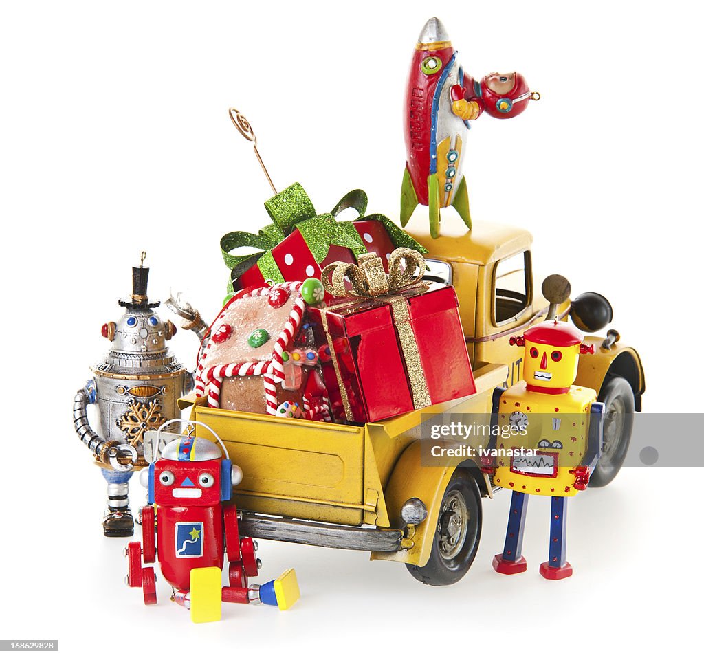 Brinquedos de Natal e presentes