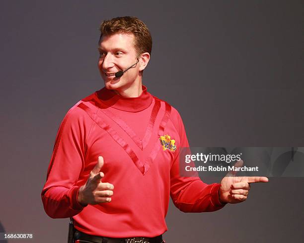 Simon Pryce of The Wiggles performs at Apple Store Soho on May 12, 2013 in New York City.