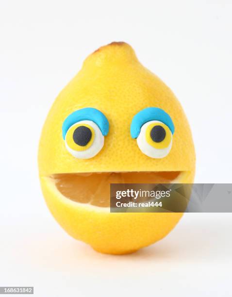 creative fruits and vegetables - funny lemons stock pictures, royalty-free photos & images