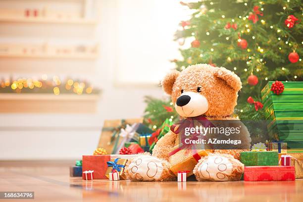 mattina di natale - giocattoli foto e immagini stock
