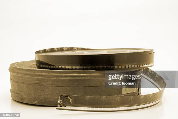 old film can - spool stock pictures, royalty-free photos & images