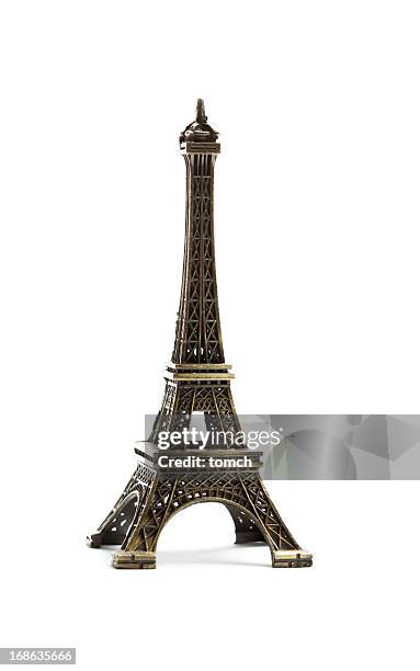 replica eiffel tower - souvenir stock-fotos und bilder