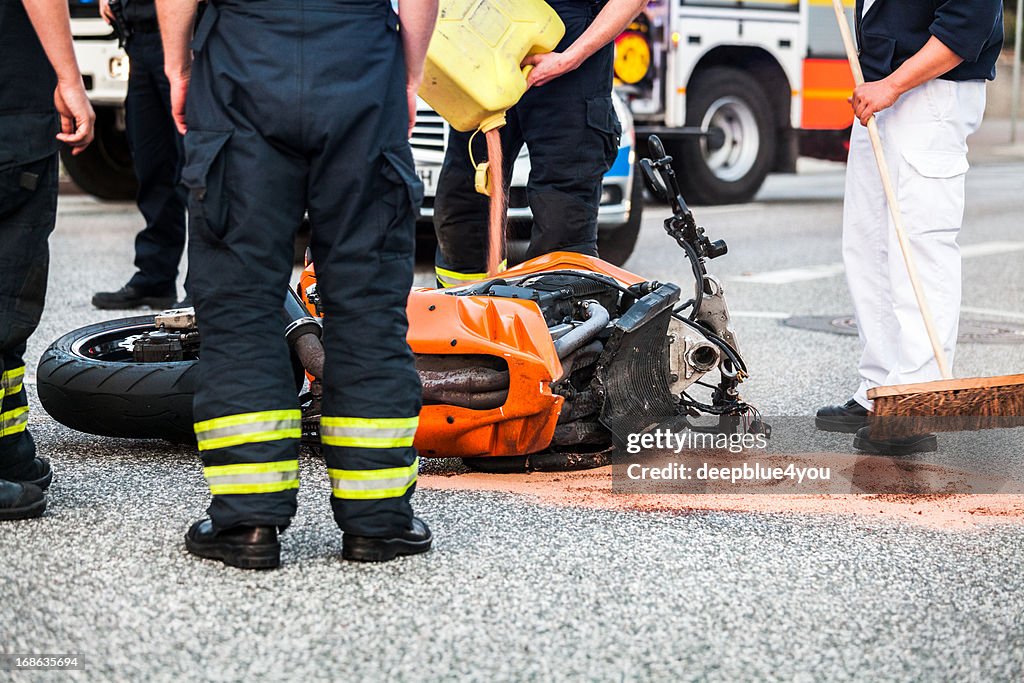 Accident de moto