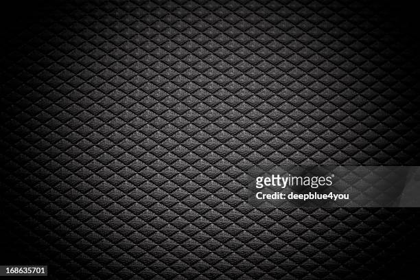 black grid background - leather texture stock pictures, royalty-free photos & images