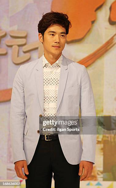 Kim Kang-Woo attends the '2013 Hope TV SBS' Press Conference at SBS Prism Tower on May 8, 2013 in Seoul, South Korea.