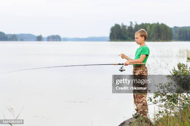 448 Kids Fishing Pole Stock Photos, High-Res Pictures, and Images