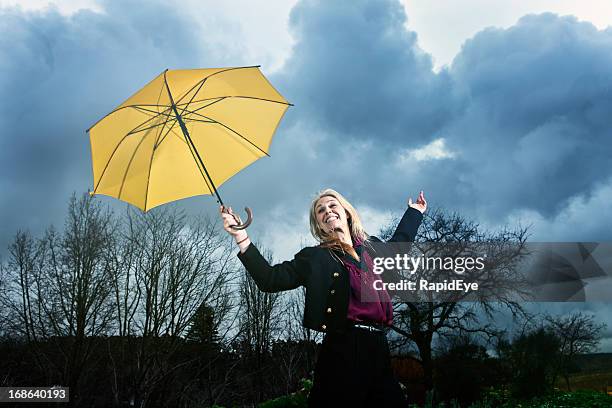 Singing in the Rain: Umbrellas Open Singing in the Rain: Umbrellas Open