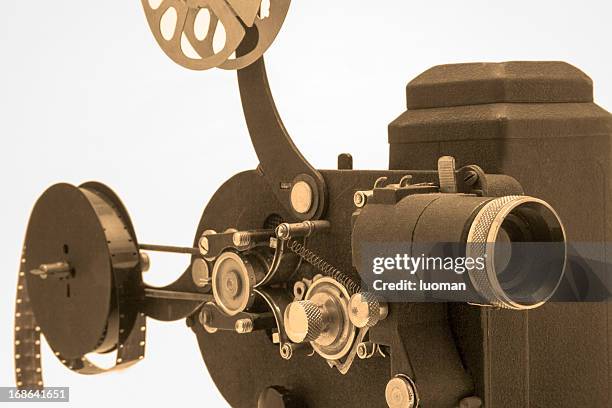 old movie projector - mola stock pictures, royalty-free photos & images