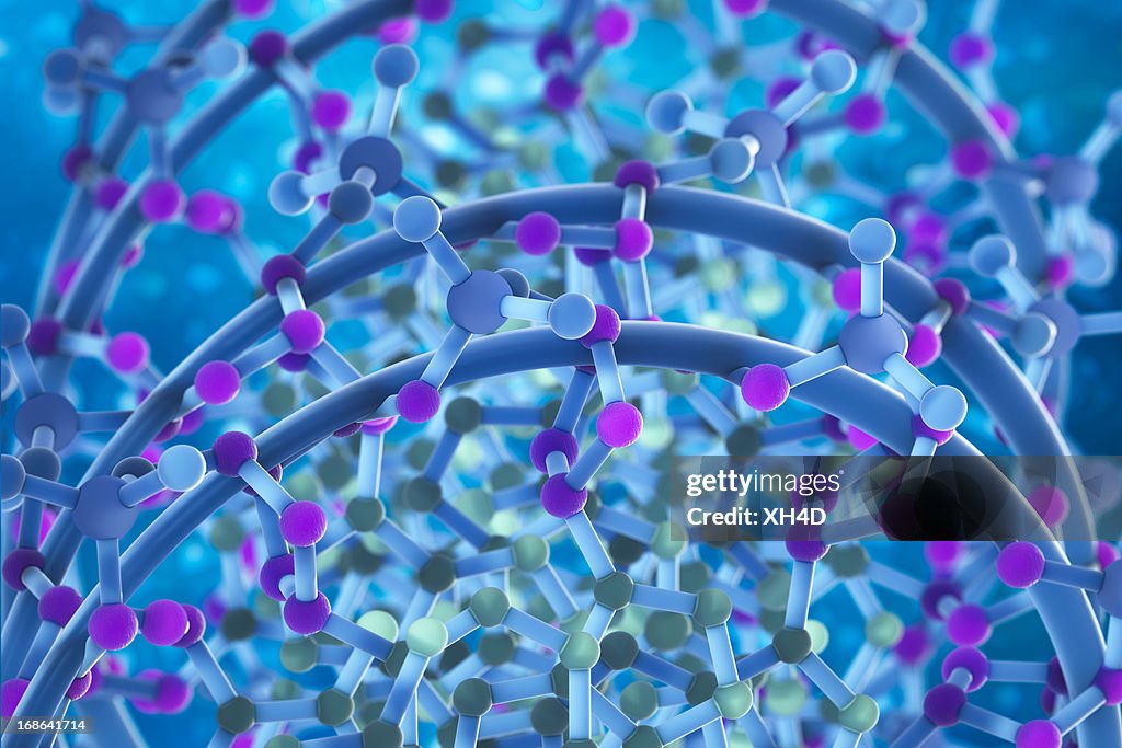 DNA 3D Biomedical Illustration