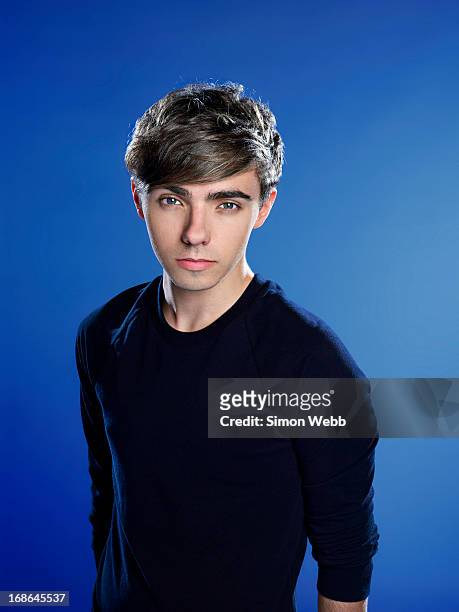 Singer Nathan Sykes of pop group The Wanted is photographed for their Arena Tour Programme on January 11, 2012 in London, England.