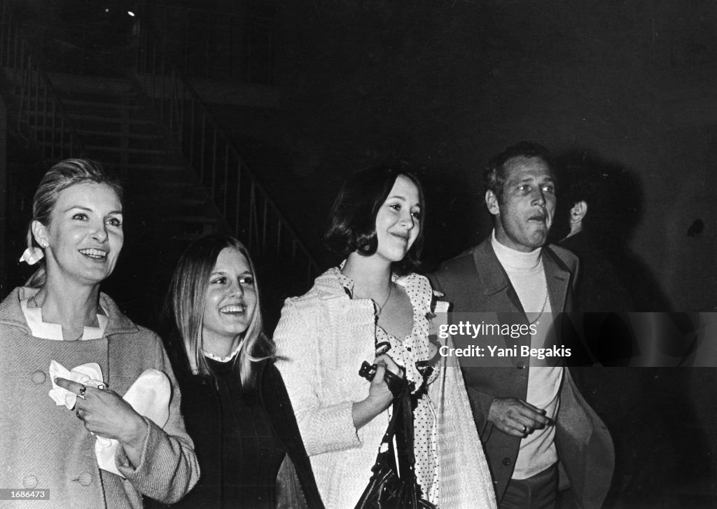 Newman And Woodward Take Daughters To Ballet, CA, 1969.