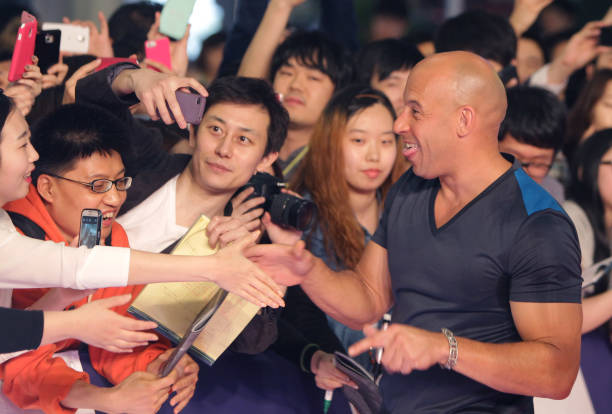 Actor Vin diesel attends the 'Fast & Furious 6' South Korea Premiere on May 13, 2013 in Seoul, South Korea. Vin diesel is visiting South Korea to...