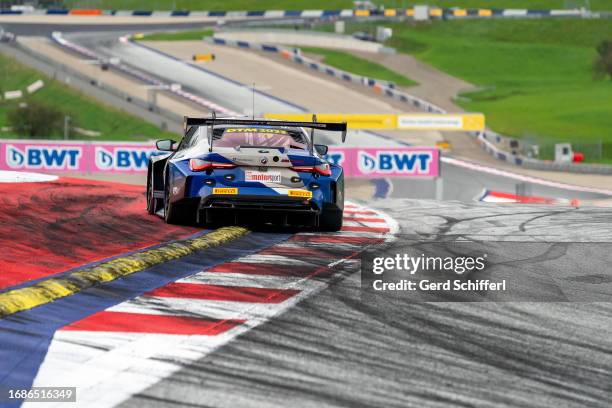 Rene Rast from Germany in his BMW M4 GT3 by Schubert Motorsport during the DTM race 2 at Red Bull Ring on September 24, 2023 in Spielberg, Austria.