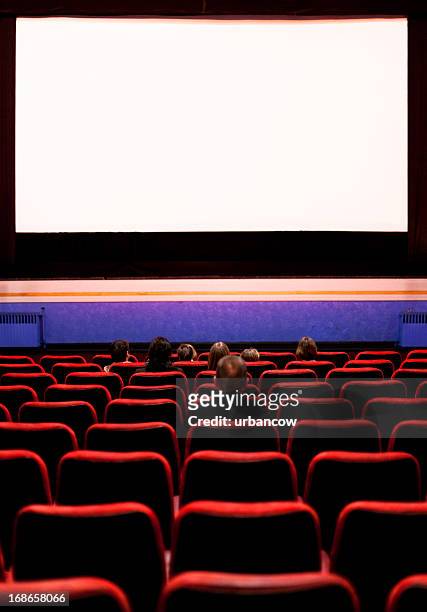 waiting for the movie - cinema screen stock pictures, royalty-free photos & images