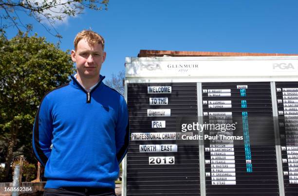 Alex Boyton of Skidby Lakes Golf Club poses for a photograph after winning the Glenmuir PGA Professional Championship North East Regional Qualifier...
