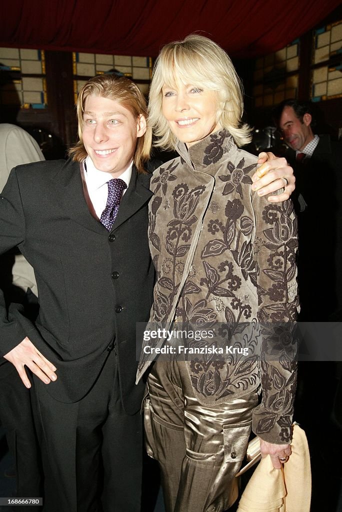 Mirja Sachs and son Alexander Claus At The Premiere Of E.Witzigmanns