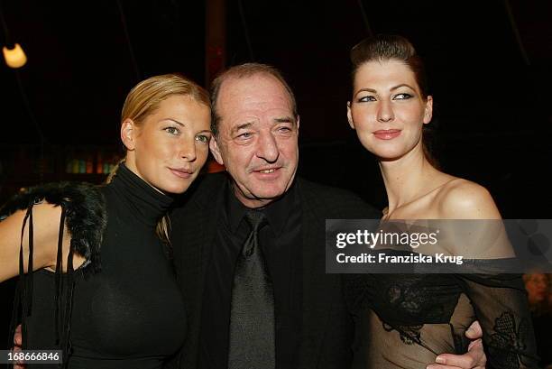 Producer Ralph Siegel Along With His daughters Giulia and Marcella For The Premiere Of E. Witzigmanns "Palazzo Witzigmann" In Munich