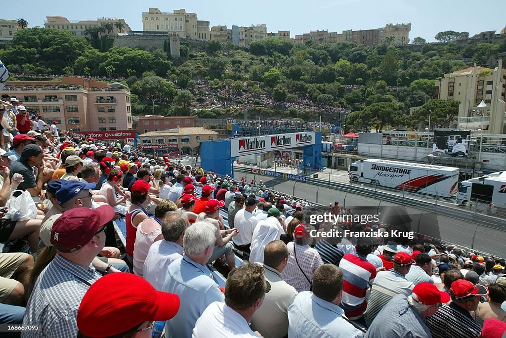 Overview Of The Circuit At The Grand Prix of Monaco in Monte Car
