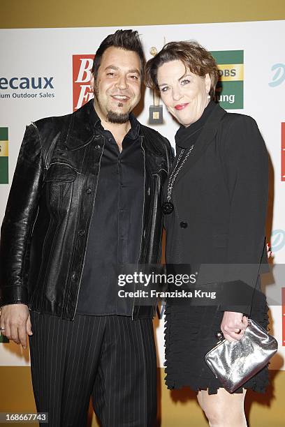 Laith Al-Deen and Melanie In The ceremony The Golden 'Bild Der Frau' Awards In Ullstein-Halle in Berlin