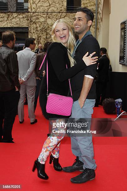 Franziska Alber And Karim Günes during the German premiere of House...  Nieuwsfoto's - Getty Images
