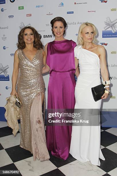 Gitta Saxx, Mareile Höppner And Sonja Kiefer at the 10th Anniversary Of The Felix Burda Award at Hotel Adlon in Berlin.