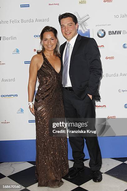 Janina Nottensteiner And Brother Felix Nottensteiner at the 10th Anniversary Of The Felix Burda Award at Hotel Adlon in Berlin.