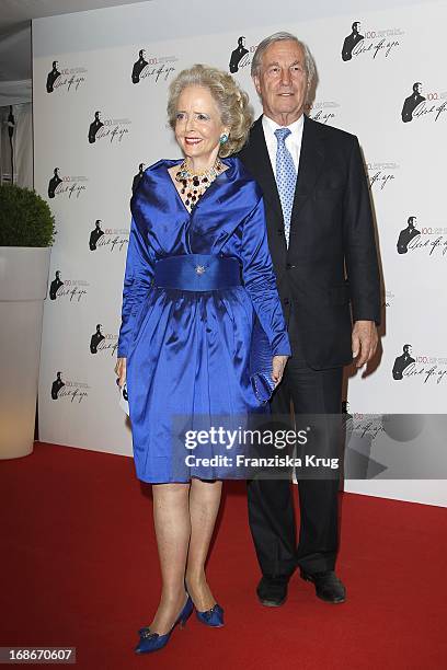 Countess Isa of Hardenberg And Alexander Graf Von Hardenberg at 100th Birthday of Axel Springer in Berlin