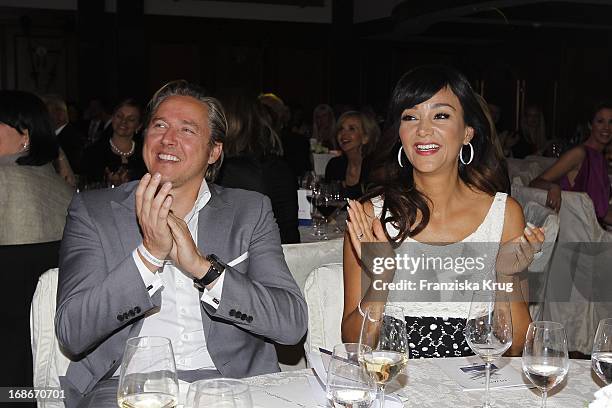 Verona Pooth and Franjo Pooth at 10th Anniversary Of The Felix Burda Award Hotel Adlon in Berlin