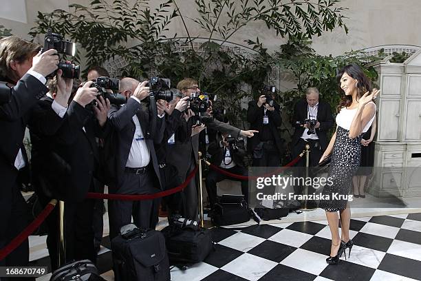 Verona Pooth at the 10th Anniversary Of The Felix Burda Award at Hotel Adlon in Berlin.