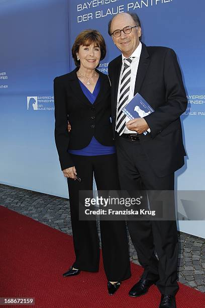 Thekla Carola Wied and husband Hannes Rieckhoff at The Bavarian Television Award at Prinzregententheater in Munich