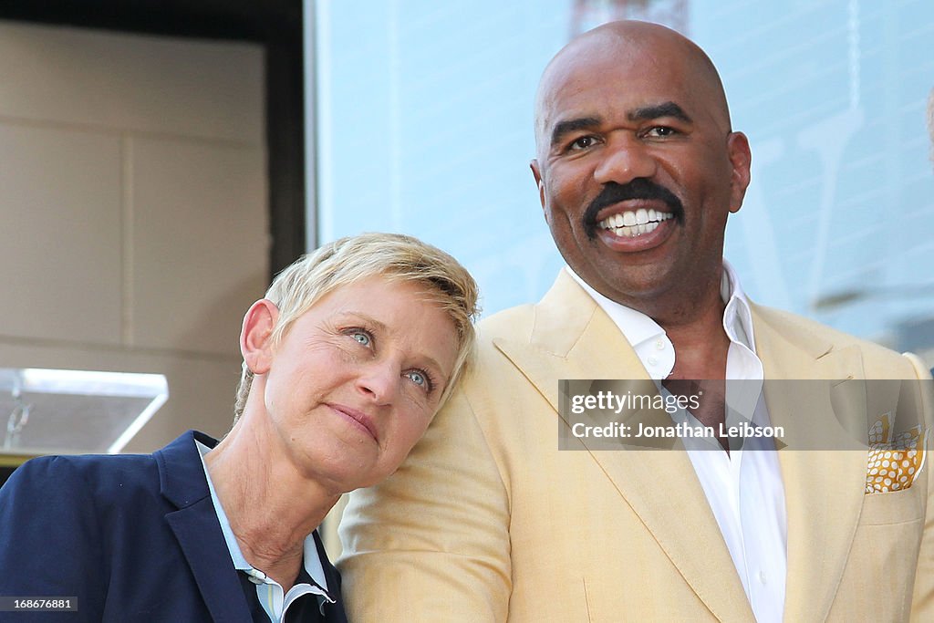 Steve Harvey Honored With Star On The Hollywood Walk Of Fame