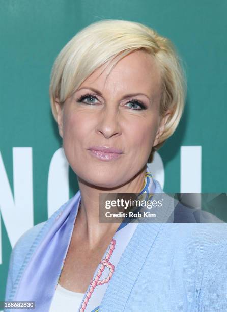 Mika Brzezinski promotes her new book "Obsessed: The Fight Against America's Food Addiction" at Barnes and Noble Union Square on May 13, 2013 in New...