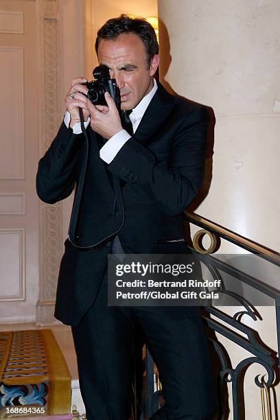 Nikos Aliagas attends 'Global Gift Gala' at Hotel George V on May 13, 2013 in Paris, France.