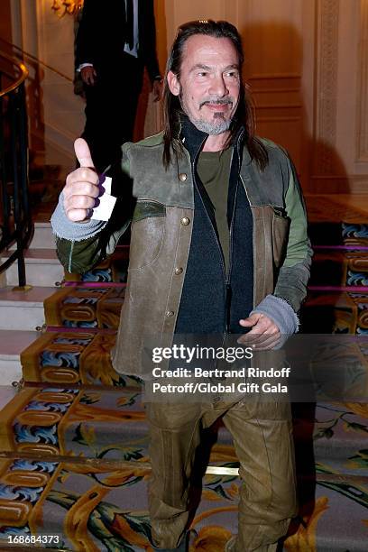 Singer Florent Pagny attends 'Global Gift Gala' at Hotel George V on May 13, 2013 in Paris, France.