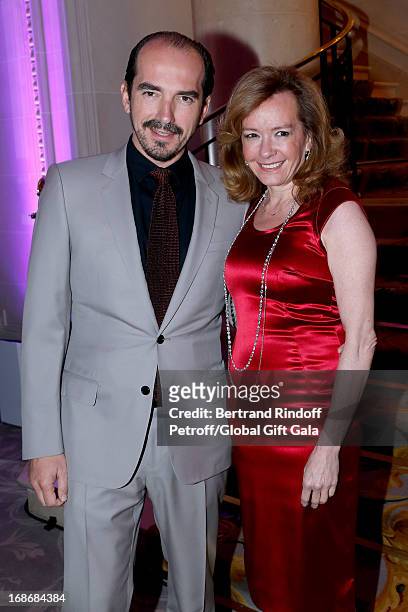 French Film Director and Artistic Director and Co-President of Chopard Caroline Scheufele Gruosi attend 'Global Gift Gala' at Hotel George V on May...